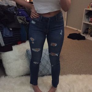 Hollister 7s w28 L28 high rise super skinny jeans